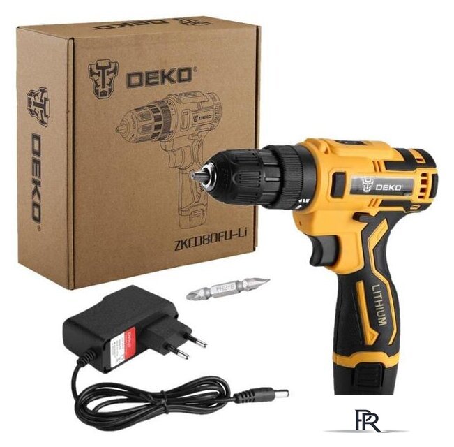 Дрель-шуруповерт Deko ZKCD80FU-Li SET 1 063-4127 (с 1-им АКБ) - Изображение №1 — Интернет-магазин ПроЗаказ