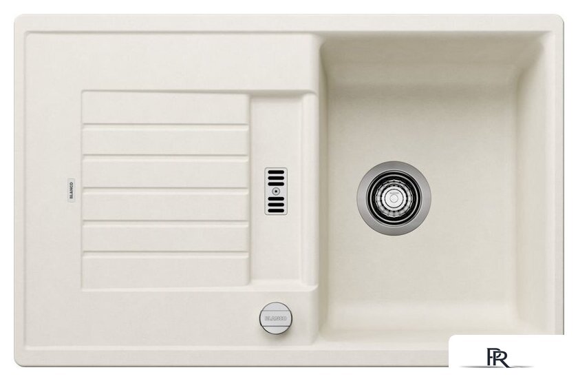 Кухонная мойка Blanco Zia 45 S 527199 (мягкий белый, клапан-автомат) - Изображение №1 — Интернет-магазин ПроЗаказ