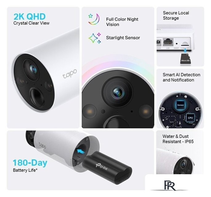 IP-камера TP-Link Tapo C420S1 - Изображение №2 — Интернет-магазин ПроЗаказ