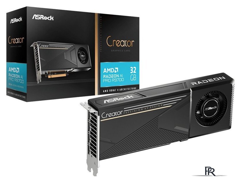 Видеокарта ASRock Radeon AI Pro R9700 Creator 32GB R9700 CT 32G - Изображение №6 — Интернет-магазин ПроЗаказ
