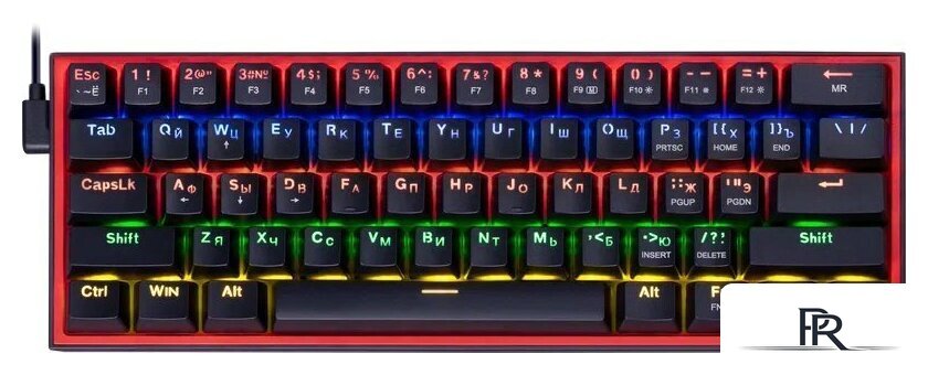 Клавиатура Redragon Fizz (Redragon Red, черный/красный) - Изображение №1 — Интернет-магазин ПроЗаказ