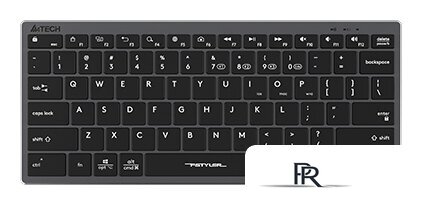 Клавиатура A4Tech Fstyler FBX51C (серый/черный) - Изображение №1 — Интернет-магазин ПроЗаказ