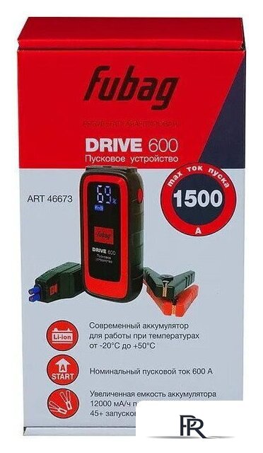 Портативное пусковое устройство Fubag Drive 600 46673 - Изображение №10 — Интернет-магазин ПроЗаказ
