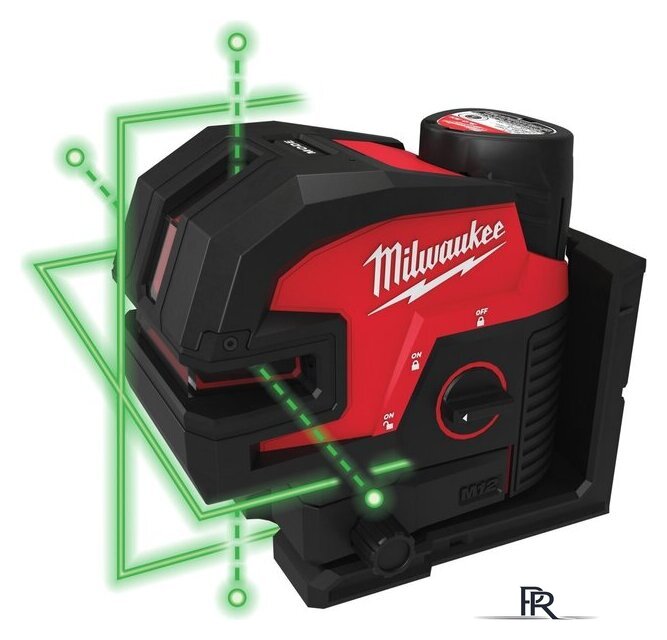 Лазерный нивелир Milwaukee M12 CLL4P-301C 4933479203 (с 1-им АКБ, кейс) - Изображение №5 — Интернет-магазин ПроЗаказ