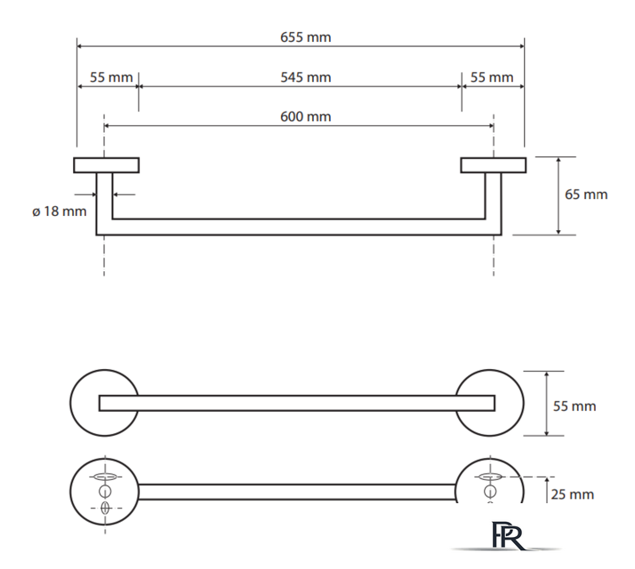 Держатель для полотенца Bemeta White 104204044 - Изображение №2 — Интернет-магазин ПроЗаказ