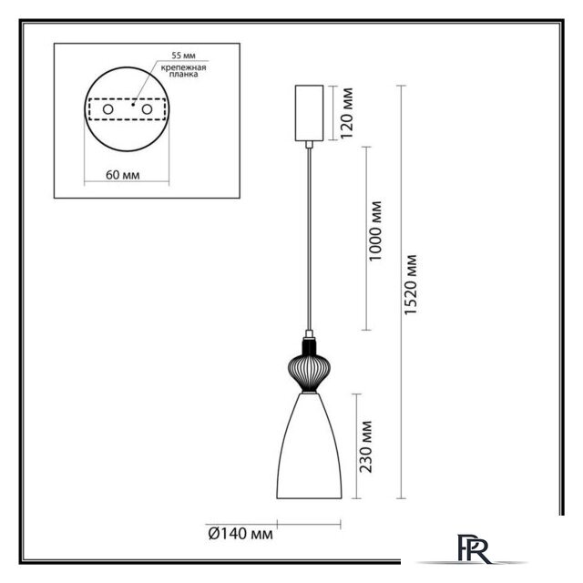 Подвесная люстра Odeon Light Palleta 5046/12LC - Изображение №4 — Интернет-магазин ПроЗаказ