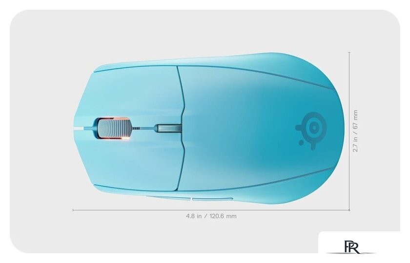 Игровая мышь SteelSeries Rival 3 Wireless Gen 2 (голубой) - Изображение №9 — Интернет-магазин ПроЗаказ