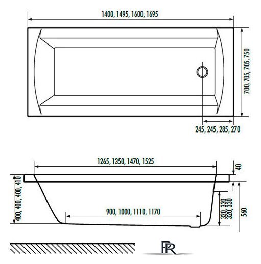 Ванна Excellent Aquaria 170х75 - Изображение №4 — Интернет-магазин ПроЗаказ