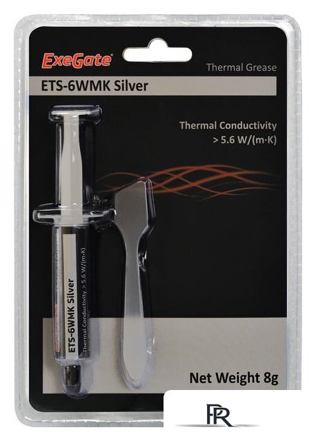 Термопаста ExeGate ETS-6WMK Silver EX282348RUS (8 г.) - Изображение №2 — Интернет-магазин ПроЗаказ