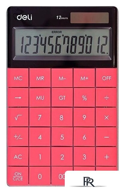 Калькулятор Deli 1589-1 (розовый) - Изображение №1 — Интернет-магазин ПроЗаказ