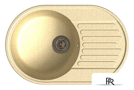 Кухонная мойка GranFest QUARZ Z-18 (бежевый) - Изображение №1 — Интернет-магазин ПроЗаказ