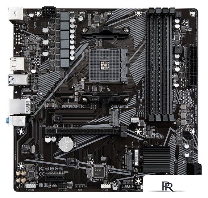Материнская плата Gigabyte B550M K (rev. 1.1) - Изображение №1 — Интернет-магазин ПроЗаказ
