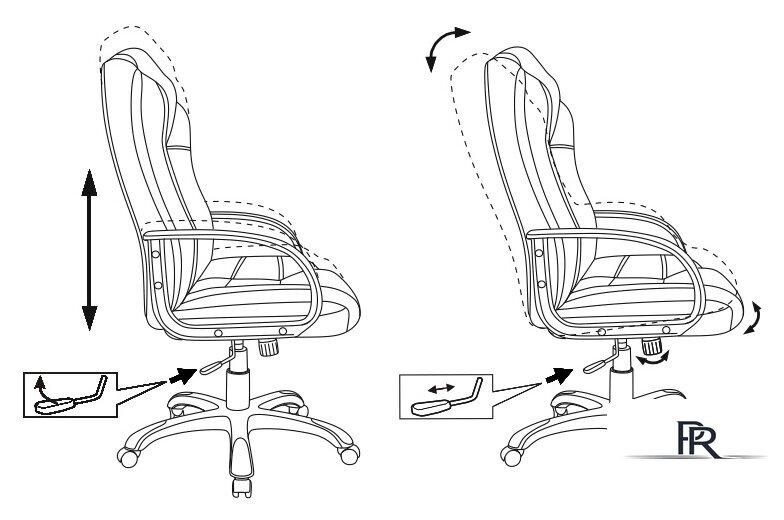 Офисное кресло Бюрократ CH-839 (черный) - Изображение №5 — Интернет-магазин ПроЗаказ