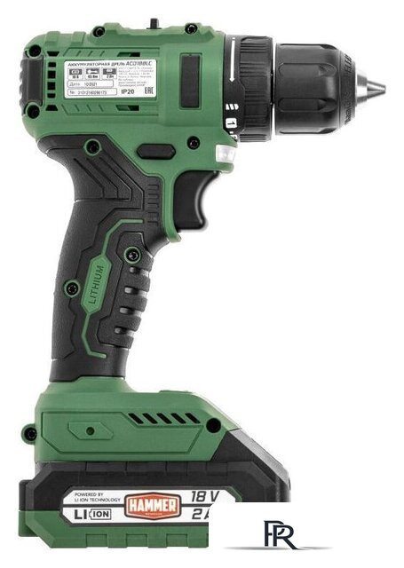 Дрель-шуруповерт Hammer ACD18BLC (с 2-мя АКБ, кейс) - Изображение №4 — Интернет-магазин ПроЗаказ