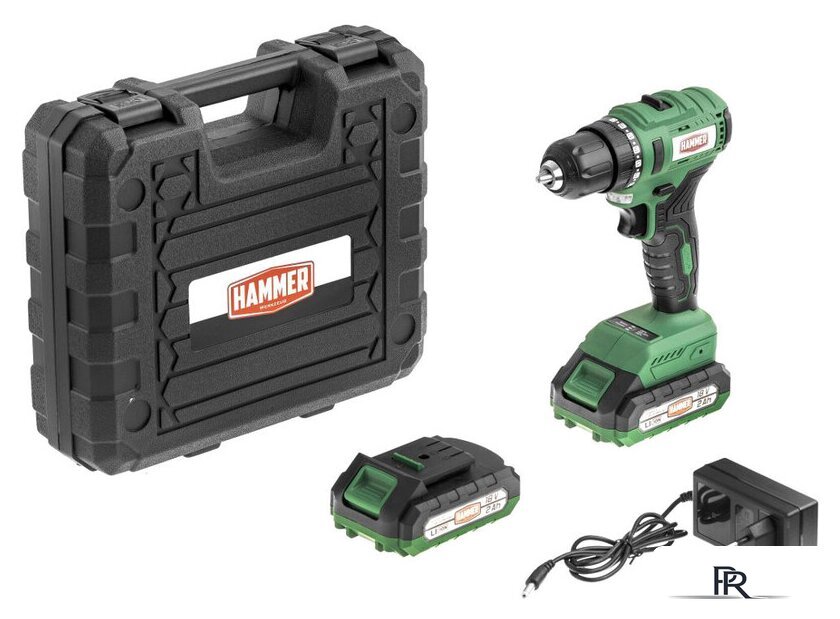 Дрель-шуруповерт Hammer ACD18BLC (с 2-мя АКБ, кейс) - Изображение №1 — Интернет-магазин ПроЗаказ
