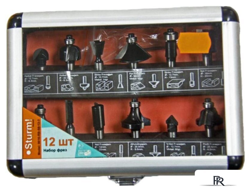 Набор фрез Sturm 9016-RB-S8-12-3 - Изображение №2 — Интернет-магазин ПроЗаказ