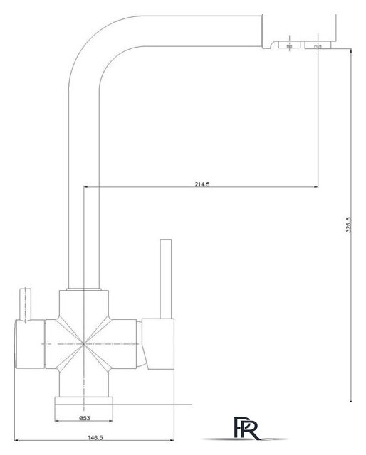 Смеситель Lauter Drop 21АМ611971 - Изображение №2 — Интернет-магазин ПроЗаказ