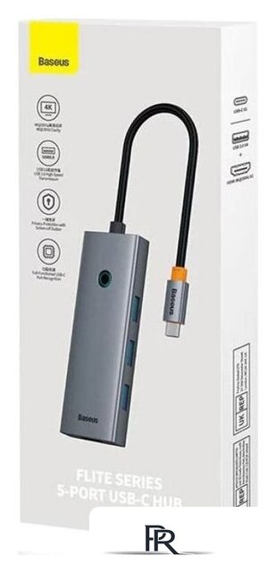 Док-станция Baseus Flite Series 4-Port USB-C Hub B00052809813-00 - Изображение №4 — Интернет-магазин ПроЗаказ