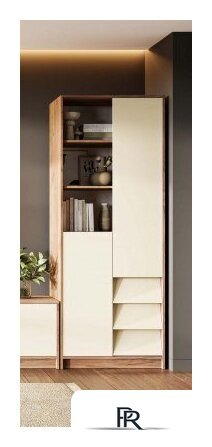 Шкаф распашной Стендмебель Рейн СТЛ 01 (кашемир/дуб крафт табачный) - Изображение №3 — Интернет-магазин ПроЗаказ