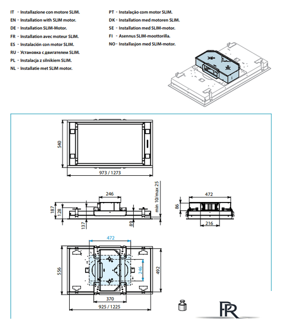 Кухонная вытяжка Falmec Stella Design+ Island 120 (белый) - Изображение №5 — Интернет-магазин ПроЗаказ
