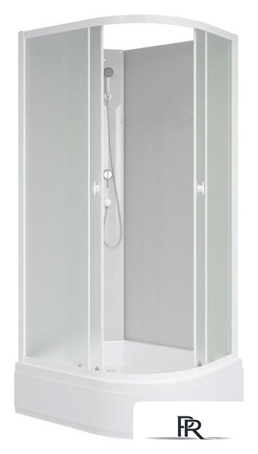 Душевая кабина Niagara Promo P100/80/26L/MT/BK 100x80x195 - Изображение №1 — Интернет-магазин ПроЗаказ