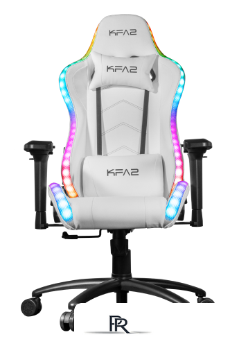 Игровое (геймерское) кресло KFA2 01 RGB SE (белый) - Изображение №1 — Интернет-магазин ПроЗаказ