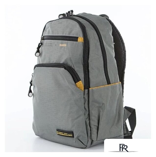 Городской рюкзак Volunteer 083-2988-05-GRY (серый) - Изображение №2 — Интернет-магазин ПроЗаказ