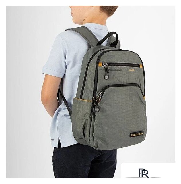 Городской рюкзак Volunteer 083-2988-05-GRY (серый) - Изображение №7 — Интернет-магазин ПроЗаказ