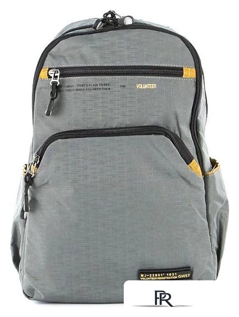 Городской рюкзак Volunteer 083-2988-05-GRY (серый) - Изображение №1 — Интернет-магазин ПроЗаказ