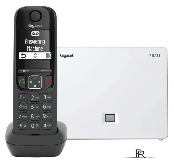 IP-телефон Gigaset AS690A Ip Base (черный) - Изображение №1 — Интернет-магазин ПроЗаказ
