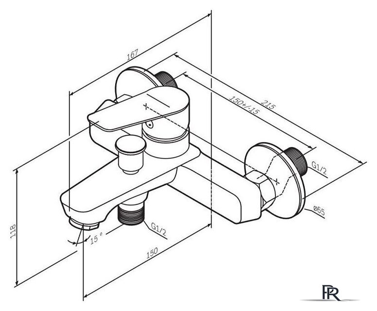Смеситель AM.PM Crave F9C10000 - Изображение №9 — Интернет-магазин ПроЗаказ