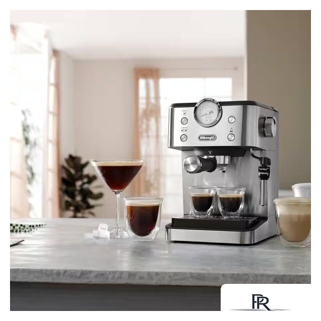 Рожковая кофеварка DeLonghi Classic EM450.M - Изображение №3 — Интернет-магазин ПроЗаказ