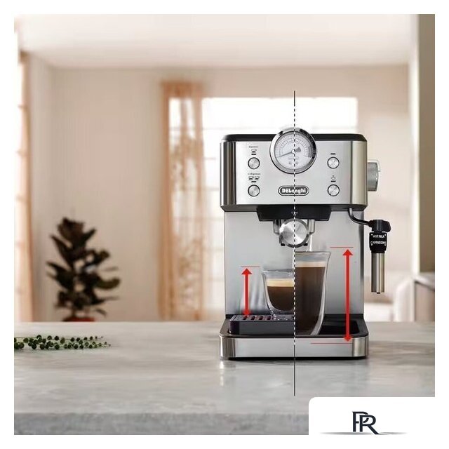 Рожковая кофеварка DeLonghi Classic EM450.M - Изображение №5 — Интернет-магазин ПроЗаказ