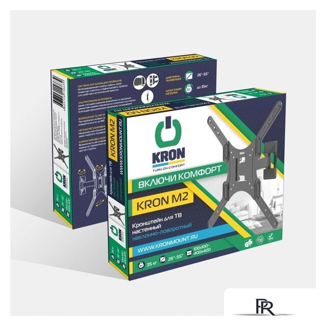 Кронштейн для телевизора Onkron M2 (черный) - Изображение №3 — Интернет-магазин ПроЗаказ