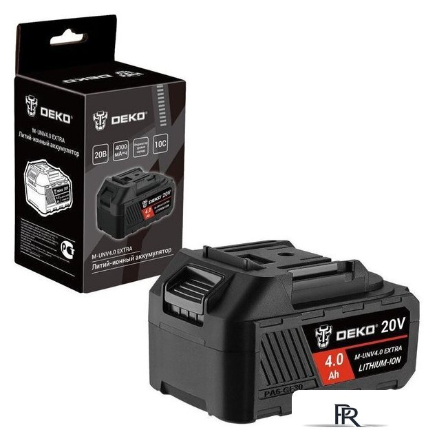 Аккумулятор Deko M-UNV4.0 Extra 081-1019 (20В/4 Ач) - Изображение №1 — Интернет-магазин ПроЗаказ