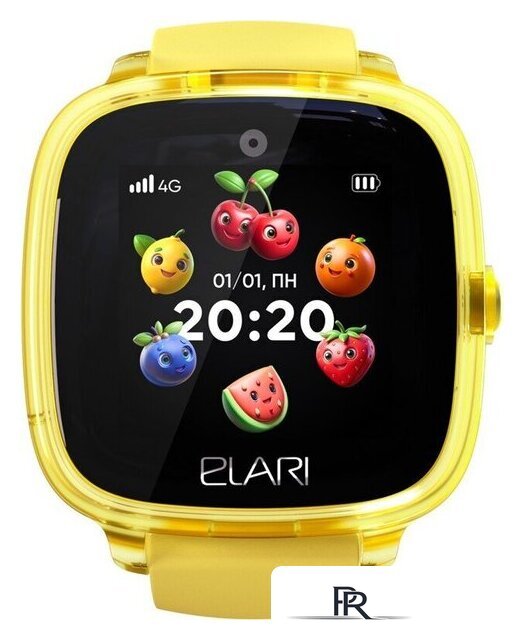 Детские умные часы Elari KidPhone Fresh 4G (желтый) - Изображение №3 — Интернет-магазин ПроЗаказ