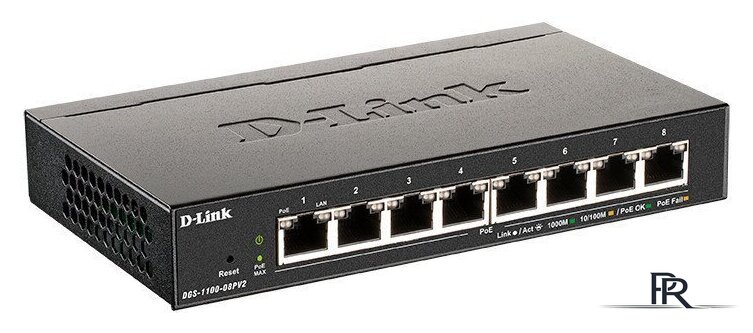 Управляемый коммутатор 2-го уровня D-Link DGS-1100-08PV2/A4A - Изображение №1 — Интернет-магазин ПроЗаказ