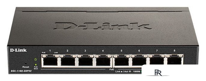 Управляемый коммутатор 2-го уровня D-Link DGS-1100-08PV2/A4A - Изображение №2 — Интернет-магазин ПроЗаказ