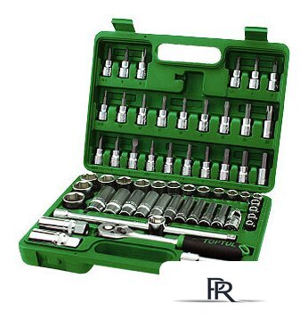 Набор трещотка с головками и битами Toptul GCAI6001 60 предметов - Изображение №1 — Интернет-магазин ПроЗаказ