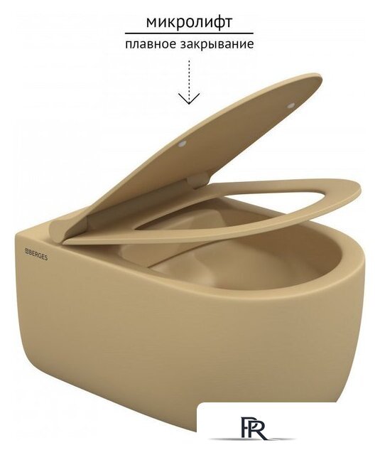 Унитаз подвесной Berges Wasserhaus Ego XL Rimless 083211 (с сиденьем) - Изображение №4 — Интернет-магазин ПроЗаказ