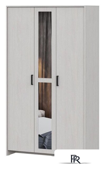 Шкаф распашной NN мебель МСП 1 3ств (ясень анкор светлый) - Изображение №1 — Интернет-магазин ПроЗаказ