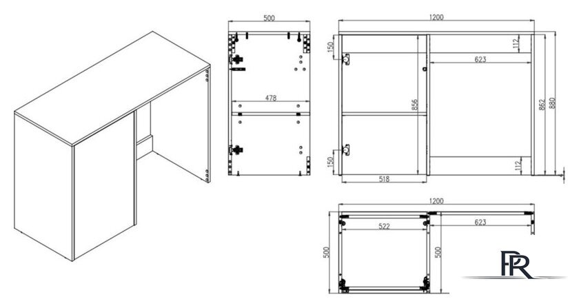  ЗОВ Тумба под умывальник Стамбул Премиум 120 S120LWP0LWPWMD - Изображение №5 — Интернет-магазин ПроЗаказ