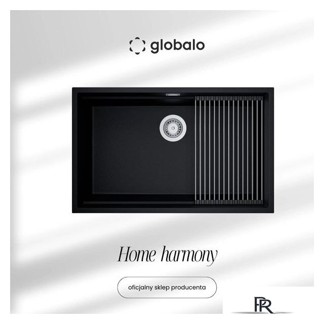 Кухонная мойка Globalo Miralio 80.1 Black/IX - Изображение №1 — Интернет-магазин ПроЗаказ