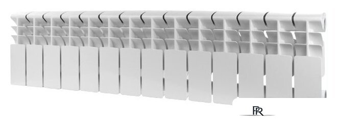 Биметаллический радиатор Rommer Plus Bm 200 (5 секций) - Изображение №1 — Интернет-магазин ПроЗаказ
