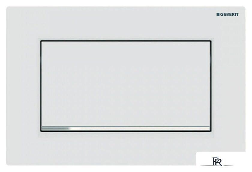Панель смыва Geberit Sigma 30 New 30 115.893.JT.1 (белый матовый/хром глянцевый) - Изображение №1 — Интернет-магазин ПроЗаказ