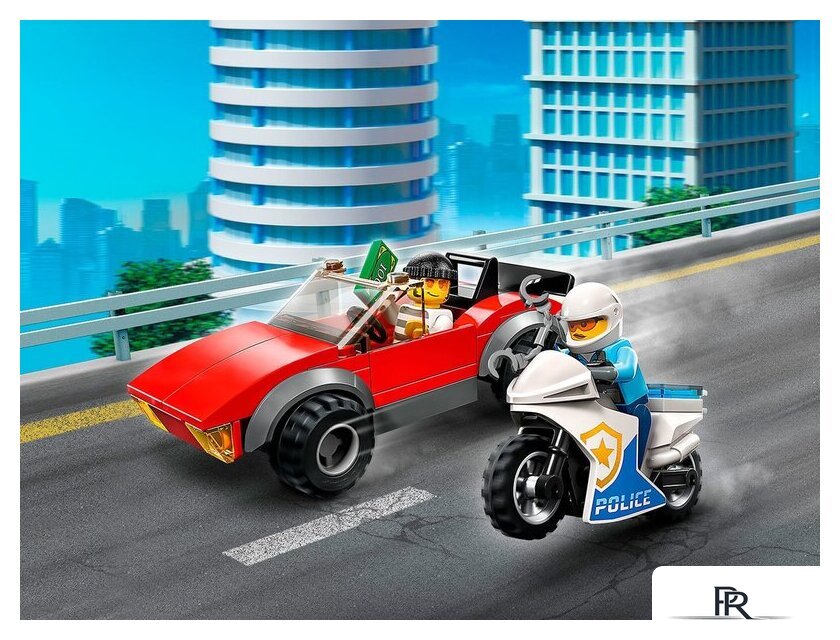 Конструктор LEGO City 60392 Полицейская погоня на байке - Изображение №7 — Интернет-магазин ПроЗаказ