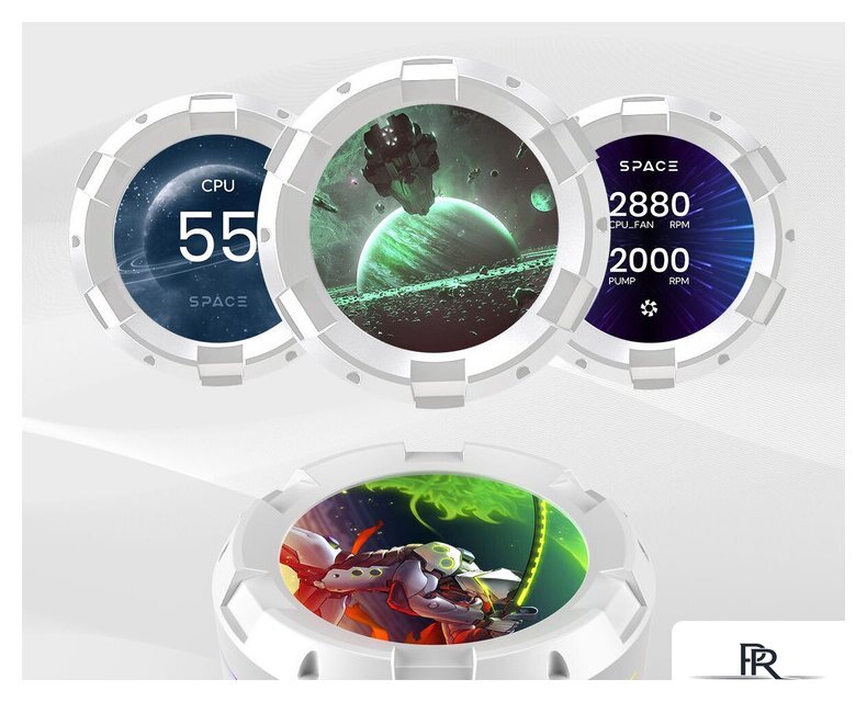 Система жидкостного охлаждения для процессора ID-Cooling SL360 White - Изображение №9 — Интернет-магазин ПроЗаказ