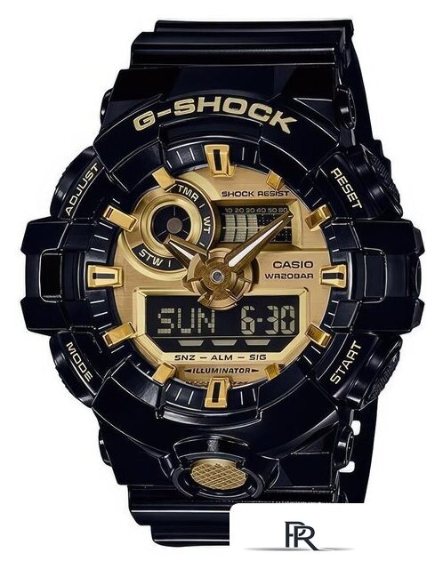 Наручные часы Casio G-Shock GA-710GB-1A - Изображение №1 — Интернет-магазин ПроЗаказ