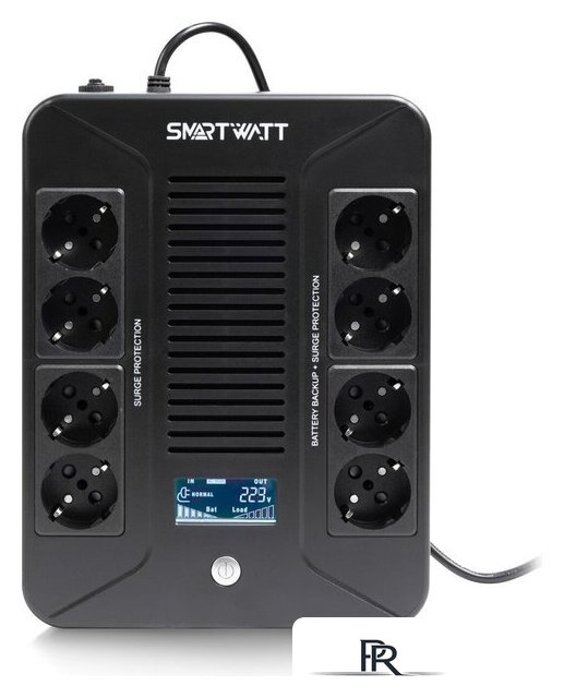 Источник бесперебойного питания SmartWatt UPS Safe Pro LCD 600 - Изображение №1 — Интернет-магазин ПроЗаказ