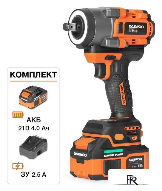 Гайковерт Daewoo Power DAX 6021Li Set (с 1-им АКБ, кейс) - Изображение №1 — Интернет-магазин ПроЗаказ